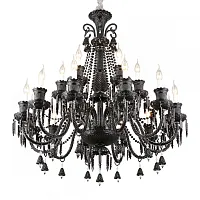 Люстра подвесная Kler APL.709.03.18 Aployt без плафона на 18 ламп, основание чёрное в стиле современный классический Люстра подвесная Kler APL.709.03.18 Aployt без плафона на 18 ламп, основание чёрное в стиле современный классический